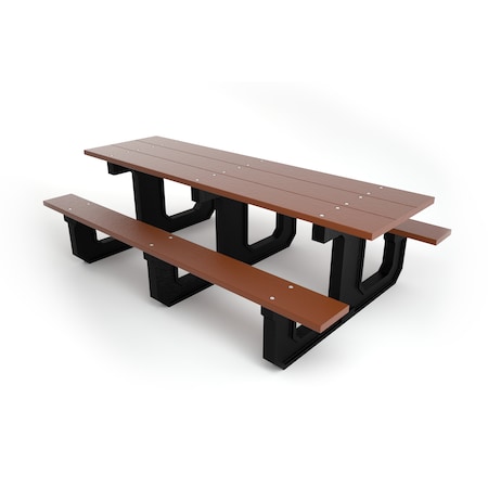 Frog Furnishings Brown 8' Park Place Table PB 8BROPARKP
